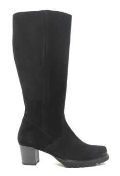 Laarzen<Durea - Wijdte K - 9705 7448 - Zwart - Uitneembaar voetbed