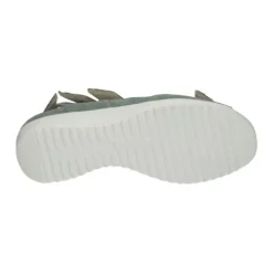 Sandalen<Durea - Wijdte K - 7413 - Groen - Uitneembaar Voetbed