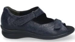 Sandalen<Durea - Wijdte K- 7395 - Blauw - Uitneembaar Voetbed