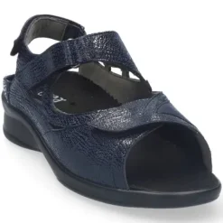 Sandalen<Durea - Wijdte M - 7408 1034 - Blauw - Uitneembaar voetbed
