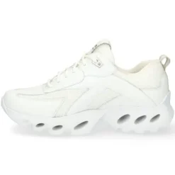 Veterschoenen<Durea - Wijdte M - 6309 1656 - Wit - Uitneembaar voetbed