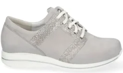 Veterschoenen<Durea City walker - Wijdte K plus - 6245 178 - Grijs - Uitneembaar voetbed