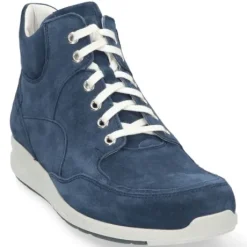 Boots<Durea Go - Wijdte G - 9735 0859 - Blauw - Uitneembaar Voetbed