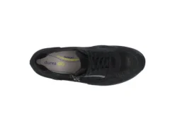 Veterschoenen<Durea Go - Wijdte G - 6260 0127 - Zwart - Uitneembaar voetbed