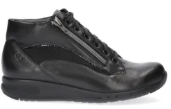 Boots<Durea Go - Wijdte H - 9683 8608 - Zwart - Uitneembaar voetbed