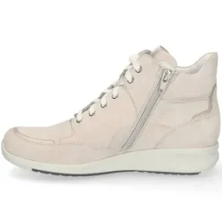 Boots<Durea Go - Wijdte K - 9735 0878 - Beige - Uitneembaar voetbed