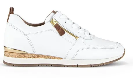 Veterschoenen<Gabor - Best Fit - 43 411 - Wit - Uitneembaar voetbed