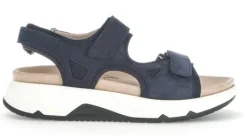 Sandalen<Gabor - Rolling Soft - 46 889 - Blauw - Uitneembaar voetbed