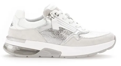 Veterschoenen<Gabor - Rolling soft - 46.847 - Wit - Uitneembaar voetbed