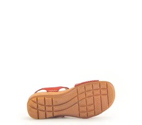 Sandalen<Gabor - Wijdte F - 43 745 - Rood