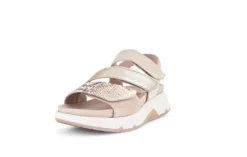 Sandalen<Gabor - Wijdte G - 46 882 - Beige - Uitneembaar voetbed