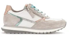 Veterschoenen<Gabor - Wijdte H - 46 378 64 - Beige - Uitneembaar voetbed