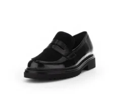 Instapschoenen<Gabor - Wijdte H - 32 550 87 - Zwart - Uitneembaar voetbed