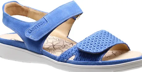 Sandalen<Ganter - Wijdte G - 200123 3900 - Jeans - Uitneembaar voetbed