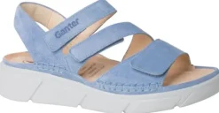 Sandalen<Ganter - Wijdte H - 200472 3400 - Jeans - Uitneembaar voetbed