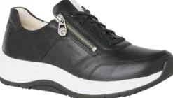 Veterschoenen<Ganter - Wijdte H - 201811 0100 - Zwart - Uitneembaar voetbed