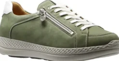 Veterschoenen<Ganter - Wijdte K/L - 209902 - Groen - Uitneembaar Voetbed