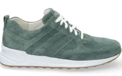 Veterschoenen<Gijs - Wijdte K - 2120 1040 - Groen - Uitneembaar voetbed