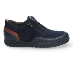 Veterschoenen<Gijs - Wijdte G - 2085 1216 - Blauw - Uitneembaar voetbed