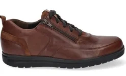 Veterschoenen<Gijs - Wijdte G - 2079 9977 - Cognac - Uitneembaar voetbed