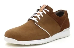 Veterschoenen<Gijs - Wijdte G - 2056 - Cognac - Uitneembaar voetbed