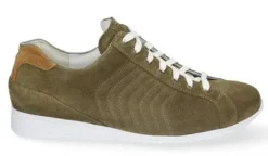 Veterschoenen<Gijs - Wijdte H - 2122 409 - Groen - Uitneembaar voetbed