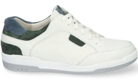 Veterschoenen<Gijs - Wijdte H - 2135 0994 - Wit - Uitneembaar voetbed