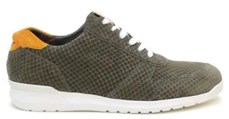 Veterschoenen<Gijs - Wijdte H - 2035 - Groen - Uitneembaar voetbed