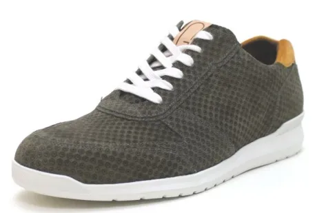 Veterschoenen<Gijs - Wijdte H - 2035 - Groen - Uitneembaar voetbed