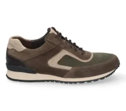 Veterschoenen<Gijs - Wijdte K - 2138 1255 - Taupe - Uitneembaar voetbed