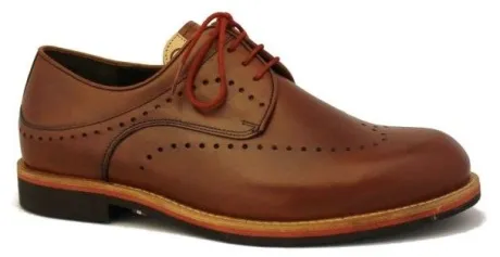 Veterschoenen<Gijs - Wijdte K - 2009 Bruin - Uitneembaar voetbed