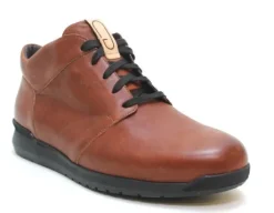 Boots<Gijs - Wijdte M plus - 1504 8455 - Cognac - Uitneembaar voetbed