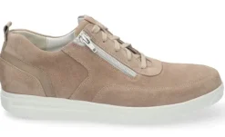 Veterschoenen<Gijs Go - Wijdte K - 2079 0920 - Beige - Uitneembaar voetbed
