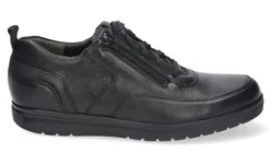 Veterschoenen<Gijs Go - Wijdte H - 2085 0699 - Zwart - Uitneembaar voetbed