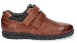 Klittenbandschoenen<Gijs Go - Wijdte K - 2096 7506 - Cognac - Uitneembaar voetbed