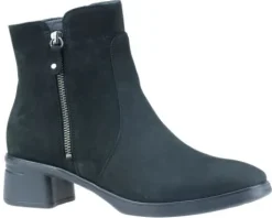 Korte Halfhoge Laarzen<Hartjes Hartje - Wijdte G - 172.1902 1.00 - Zwart - Uitneembaar voetbed