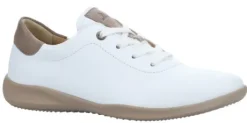 Veterschoenen<Hartjes - Wijdte G - GOA - 162 2105 - Wit - Uitneembaar voetbed