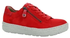Veterschoenen<Hartjes - Wijdte H - Phil - 162 1417 - Rood - Uitneembaar voetbed