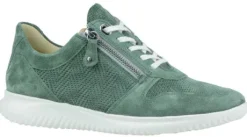 Veterschoenen<Hartjes - Wijdte G - 162.1121 8989 - Groen - Uitneembaar voetbed