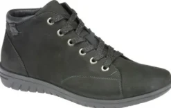 Boots<Hartjes - Wijdte GÂ½ - 81272 Zwart - Uitneembaar voetbed