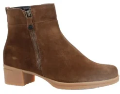 Korte Halfhoge Laarzen<Hartjes - Wijdte H - 172.0211 XS - Cognac - Uitneembaar voetbed