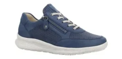 Veterschoenen<Hartjes - Wijdte K - 162 1617 - blauw - Uitneembaar voetbed