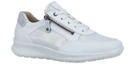 Veterschoenen<Hartjes - Wijdte K - 162 1617 - Zilver - Uitneembaar voetbed