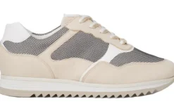 Veterschoenen<Hassia - Wijdte H - 302066 1301 - Zand - Uitneembaar voetbed