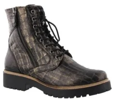 Boots<Helioform - Wijdte H - 689 007 0345 - Grijs met Brons - Uitneembaar voetbed