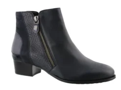 Korte Halfhoge Laarzen<Helioform - Wijdte H - 560 013 0320 - Blauw - Uitneembaar voetbed