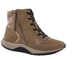 Boots<Helioform - Wijdte H - 296 001 0350 - Taupe - Uitneembaar voetbed