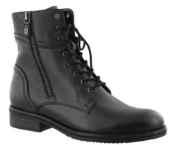 Boots<Helioform - Wijdte K - 793 001 0110 - Zwart - UItneembaar voetbed