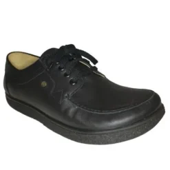 Veterschoenen<Jacoform - 336 - Zwart - 6 tenen schoenen - Natuurleest