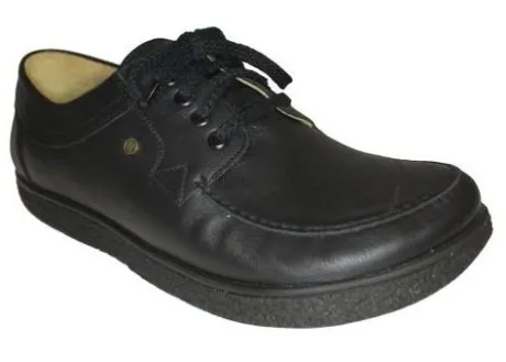 Veterschoenen<Jacoform - 336 Zwart - 6 Tenen schoenen - Natuurleest